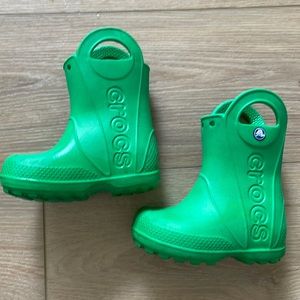Crocs Rain boots Toddler Size 6
